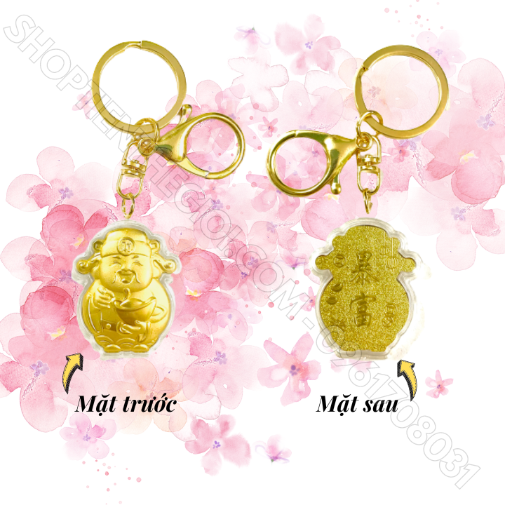 Móc Khóa Ông Thần Tài Vàng